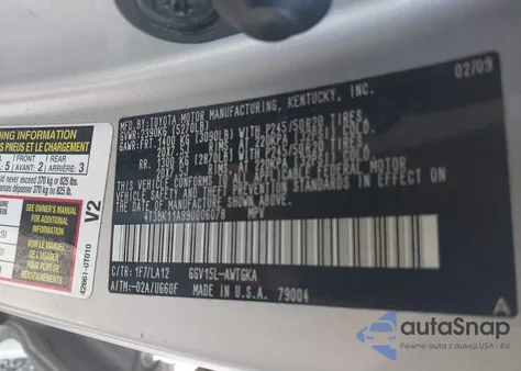 2009 Toyota Venza Base V6 z USA, uszkodzony, nr VIN 4T3BK11A99U006078